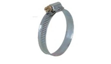 ABRACADEIRA, GALVANIZADA/ZINCADA, ROSCA SEM FIM, PARAFUSO INOX, LARGURA FITA *12,6 A *14 MM, D = 2" A 2 1/2"