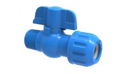 Foto do insumo SINAPI 60 — ADAPTADOR PVC, COM REGISTRO, PARA PEAD, 20 MM X 3/4", PARA LIGACAO PREDIAL DE AG