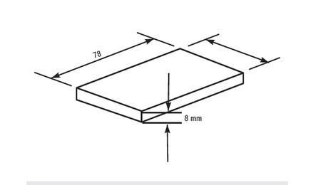 Foto do insumo SINAPI 4319 — AFASTADOR PARA TELHA DE FIBROCIMENTO CANALETE 90 OU KALHETAO