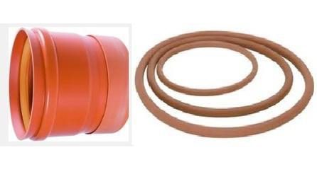 Foto do insumo SINAPI 305 — ANEL BORRACHA, PARA TUBO PVC, REDE COLETOR ESGOTO, DN 150 MM (NBR 7362)