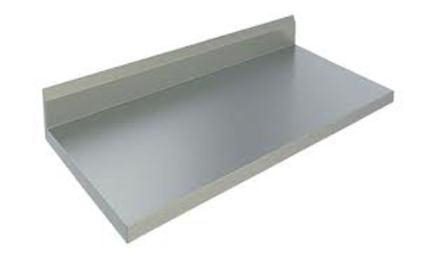 Foto do insumo SINAPI 11687 — BANCADA/TAMPO ACO INOX (AISI 304), LARGURA 60 CM, COM RODABANCA (NAO INCLUI PES 