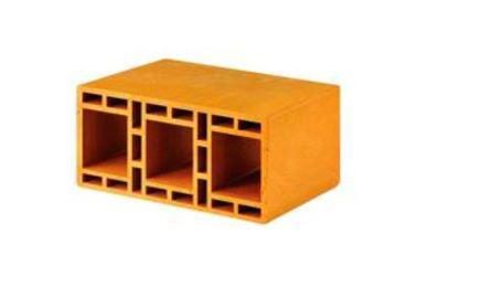 Foto do insumo SINAPI 44468 — BLOCO CERAMICO / TIJOLO VAZADO PARA ALVENARIA DE VEDACAO, FUROS NA VERTICAL DE 1