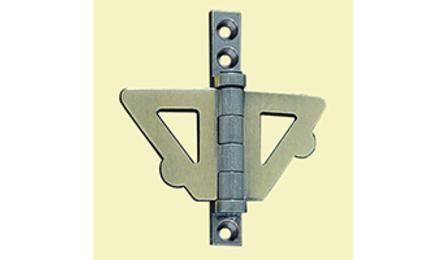 Foto do insumo SINAPI 38167 — BORBOLETA PARA JANELA TIPO GUILHOTINA, EM ZAMAC CROMADO