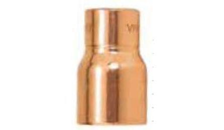 BUCHA DE REDUCAO DE COBRE SEM ANEL DE SOLDA, PONTA X BOLSA, 66 X 54 MM