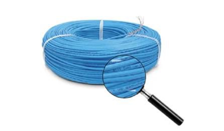 Foto do insumo SINAPI 43972 — CABO DE REDE, PAR TRANCADO U/UTP, 4 PARES, CATEGORIA 5E (CAT 5E), ISOLAMENTO PVC