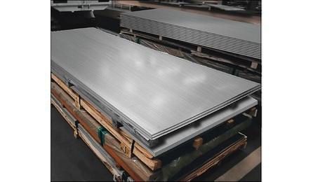 Foto do insumo SINAPI 12760 — CHAPA ACO INOX AISI 304 NUMERO 4 (E = 6 MM), ACABAMENTO NUMERO 1 (LAMINADO A QUE