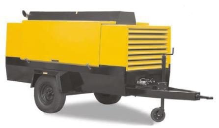 COMPRESSOR DE AR REBOCAVEL VAZAO 748 PCM, PRESSAO EFETIVA DE TRABALHO 102 PSI, MOTOR DIESEL, POTENCIA 210 CV