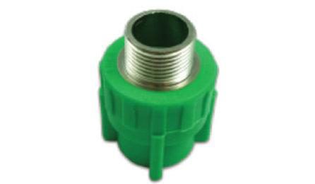 CONECTOR / ADAPTADOR F/M, COM INSERTO METALICO, PPR, DN 25 MM X 1/2", PARA AGUA QUENTE E FRIA PREDIAL
