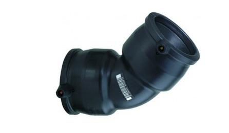 COTOVELO 45 GRAUS, PEAD PE 100, DE 32 MM, PARA ELETROFUSAO