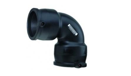 COTOVELO 90 GRAUS, PEAD PE 100, DE 20 MM, PARA ELETROFUSAO