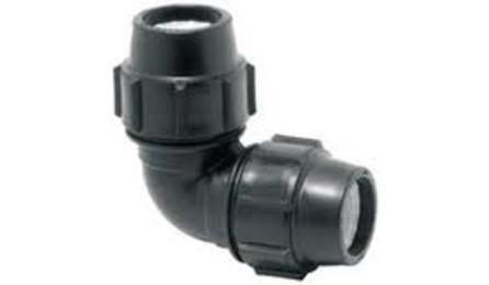 COTOVELO/JOELHO 90 GRAUS, EM POLIPROPILENO, PN 16, PARA TUBOS PEAD, 32 X 32 MM - LIGACAO PREDIAL DE AGUA