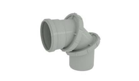 Foto do insumo SINAPI 38423 — CURVA DE PVC, 90 GRAUS, SERIE R, DN 100 MM, PARA ESGOTO PREDIAL