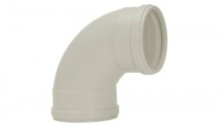 Foto do insumo SINAPI 20098 — CURVA PVC, SERIE R, 87.30 GRAUS, CURTA, PARA PE-DE-COLUNA, DN 150 MM, PARA ESGOT