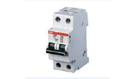 Foto do insumo SINAPI 34628 — DISJUNTOR TERMOMAGNETICO PARA TRILHO DIN (IEC), BIPOLAR, 63 A