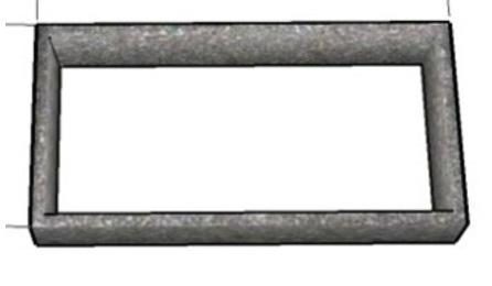 Foto do insumo SINAPI 10604 — ELEMENTO VAZADO DE CONCRETO, QUADRICULADO, 1 FURO *20 X 10 X 7* CM