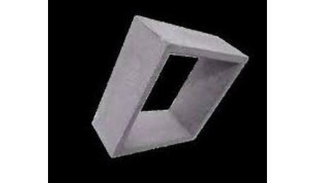 Foto do insumo SINAPI 672 — ELEMENTO VAZADO DE CONCRETO, QUADRICULADO, 1 FURO *20 X 20 X 6,5* CM