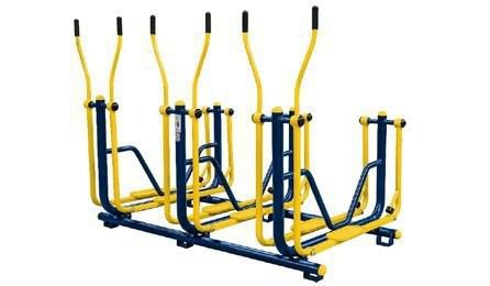 Foto do insumo SINAPI 42429 — ESQUI TRIPLO, EM TUBO DE ACO CARBONO, PINTURA NO PROCESSO ELETROSTATICO - EQUIPA