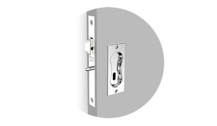 Foto do insumo SINAPI 43613 — FECHADURA BICO DE PAPAGAIO PARA PORTA DE CORRER INTERNA, EM ACO INOX COM ACABAME