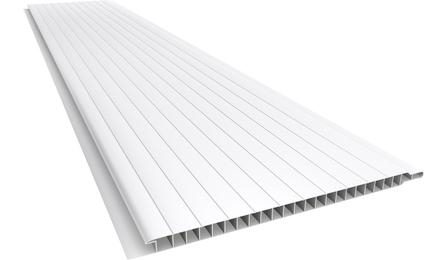 FORRO DE PVC, FRISADO, BRANCO, REGUA DE 20 CM, ESPESSURA APROXIMADA DE 8 MM E COMPRIMENTO 6 M (SEM COLOCACAO)