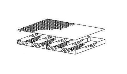 Foto do insumo SINAPI 11588 — GABIAO MANTA (COLCHAO) MALHA HEXAGONAL 6 X 8 CM (ZN/AL REVESTIDO COM POLIMERO), 