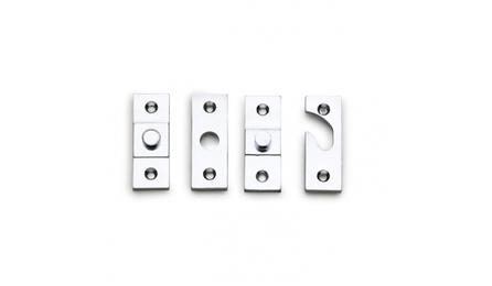 Foto do insumo SINAPI 5092 — GONZO DE EMBUTIR, EM LATAO / ZAMAC, *20 X 48* MM, PARA JANELA BASCULANTE / PIVOT