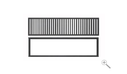 Foto do insumo SINAPI 11244 — GRELHA FOFO ARTICULADA, CARGA MAXIMA 1,5 T, *300 X 1000* MM, E= *15* MM