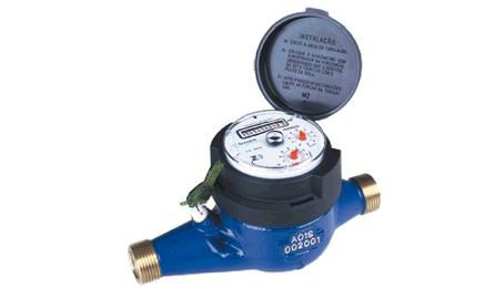 HIDROMETRO UNIJATO / MEDIDOR DE AGUA, DN 1/2", VAZAO MAXIMA DE 1,5 M3/H, PARA AGUA POTAVEL FRIA, RELOJOARIA PLANA, CLASSE B, HORIZONTAL (SEM CONEXOES)