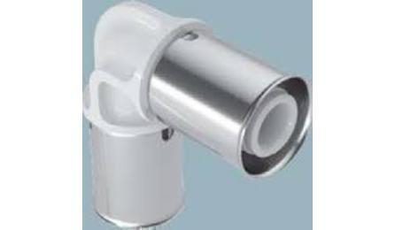 JOELHO/COTOVELO 90 GRAUS, PLASTICO, PARA CONEXAO COM CRIMPAGEM, DN 16 MM, EM TUBO PEX PARA INST. AGUA QUENTE/FRIA