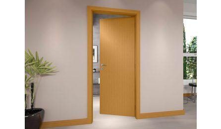 Foto do insumo SINAPI 39499 — KIT PORTA PRONTA DE MADEIRA, FOLHA PESADA (NBR 15930) DE 900 X 2100 MM, DE 40 MM