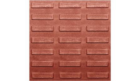 Foto do insumo SINAPI 38137 — LADRILHO HIDRAULICO, *25 X 25* CM, E= 2 CM, PADRAO RAMPA, COR NATURAL