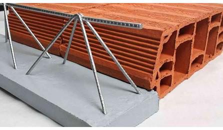 LAJE PRE-MOLDADA TRELICADA (LAJOTAS + VIGOTAS) COM LAJOTA CERAMICA *30* X 20 X *8* CM (L X C X A) E VIGOTA VTR *12* X 8 CM (L X A), PARA PISO, UNIDIRECIONAL, SOBRECARGA DE 350 KGF/M2, VAO ATE 4 M (SEM COLOCACAO)