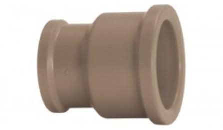 Foto do insumo SINAPI 3850 — LUVA DE REDUCAO SOLDAVEL, PVC, 60 MM X 50 MM, PARA AGUA FRIA PREDIAL