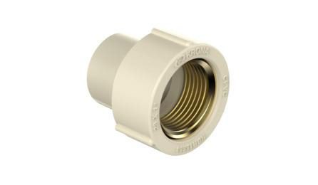 Foto do insumo SINAPI 39318 — LUVA DE TRANSICAO, CPVC, 22 MM X 1/2", PARA AGUA QUENTE