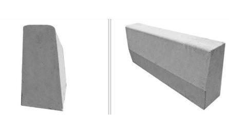 Foto do insumo SINAPI 4061 — MEIO-FIO OU GUIA DE CONCRETO, PRE-MOLDADO, COMP 80 CM, *45 X 12/18* CM (H X L1/L