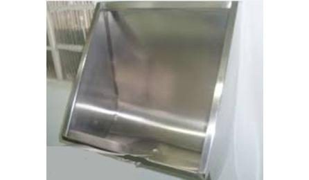 Foto do insumo SINAPI 11699 — MICTORIO INDIVIDUAL ACO INOX (AISI 304), E = 0,8 MM, DE *50 X 45 X 35* (C X A X 