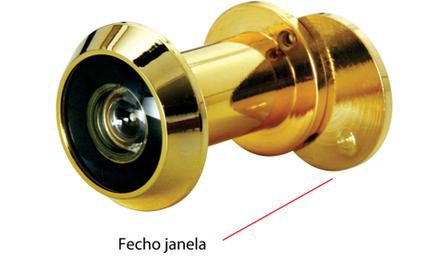 Foto do insumo SINAPI 38170 — OLHO MAGICO PARA PORTAS, EM LATAO, COM LENTE DE POLICARBONATO, ANGULO DE *200* G