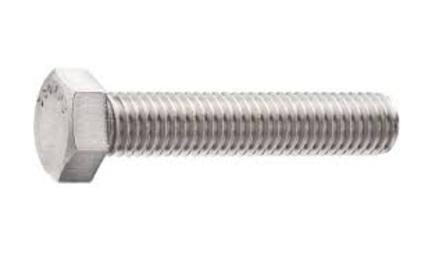 Foto do insumo SINAPI 4329 — PARAFUSO EM ACO GALVANIZADO, TIPO MAQUINA, SEXTAVADO, SEM PORCA, DIAMETRO 1/2", 