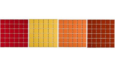 Foto do insumo SINAPI 36882 — PASTILHA CERAMICA/PORCELANA, REVEST INT/EXT E PISCINA, CORES LISAS/SOLIDAS, QUEN