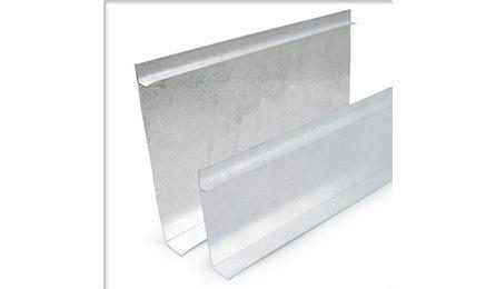 Foto do insumo SINAPI 39426 — PERFIL RODAPE DE IMPERMEABILIZACAO, FORMATO L, EM ACO ZINCADO, PARA ESTRUTURA DR