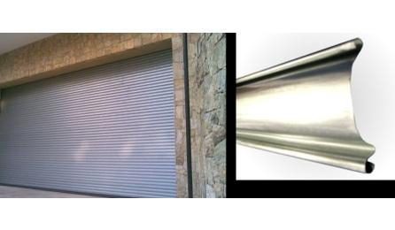 Foto do insumo SINAPI 4910 — PORTA DE ENROLAR MANUAL COMPLETA, PERFIL MEIA CANA CEGA, EM ACO GALVANIZADO NATU