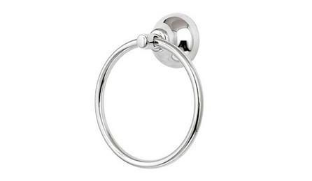 Foto do insumo SINAPI 21101 — PORTA TOALHA ROSTO EM METAL CROMADO, TIPO ARGOLA