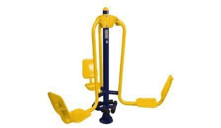 Foto do insumo SINAPI 42431 — PRESSAO DE PERNAS TRIPLO, EM TUBO DE ACO CARBONO, PINTURA NO PROCESSO ELETROSTAT