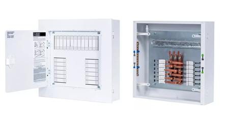 Foto do insumo SINAPI 39756 — QUADRO DE DISTRIBUICAO COM BARRAMENTO TRIFASICO, DE SOBREPOR, EM CHAPA DE ACO GA