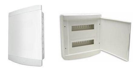 Foto do insumo SINAPI 39795 — QUADRO DE DISTRIBUICAO, SEM BARRAMENTO, EM PVC, DE EMBUTIR, PARA 6 DISJUNTORES N