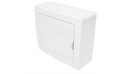 Foto do insumo SINAPI 39800 — QUADRO DE DISTRIBUICAO, SEM BARRAMENTO, EM PVC, DE SOBREPOR, PARA 6 DISJUNTORES 