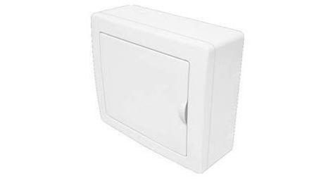 Foto do insumo SINAPI 39803 — QUADRO DE DISTRIBUICAO, SEM BARRAMENTO, EM PVC, DE SOBREPOR, PARA 27 DISJUNTORES