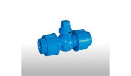 Foto do insumo SINAPI 6034 — REGISTRO DE ESFERA DE PASSEIO, PVC PARA POLIETILENO, 20 MM