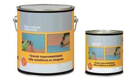Foto do insumo SINAPI 153 — REVESTIMENTO EPOXI DE ALTA RESISTENCIA QUIMICA, ISENTO DE SOLVENTES, BICOMPONENT