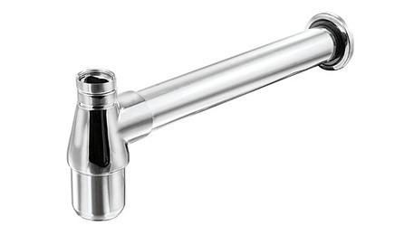 SIFAO EM METAL CROMADO PARA PIA OU LAVATORIO, 1 X 1.1/2"