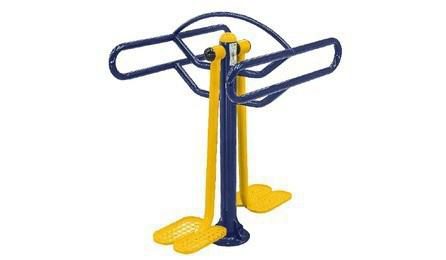 SURF DUPLO, EM TUBO DE ACO CARBONO, PINTURA NO PROCESSO ELETROSTATICO - EQUIPAMENTO DE GINASTICA PARA ACADEMIA AO AR LIVRE / ACADEMIA DA TERCEIRA IDADE - ATI